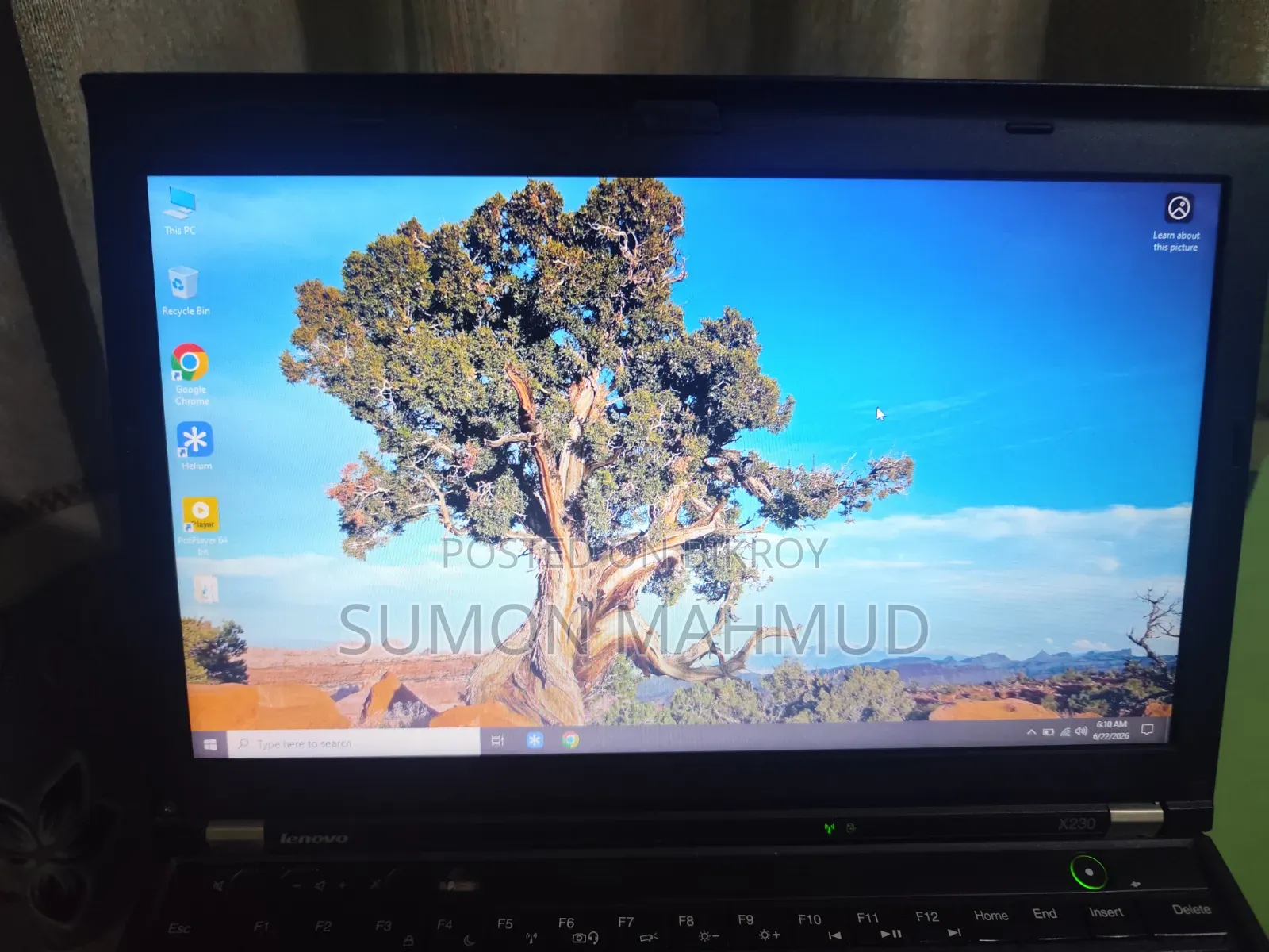 Laptop Lenovo ThinkPad X230 12GB Intel Core I5 SSD 256GB