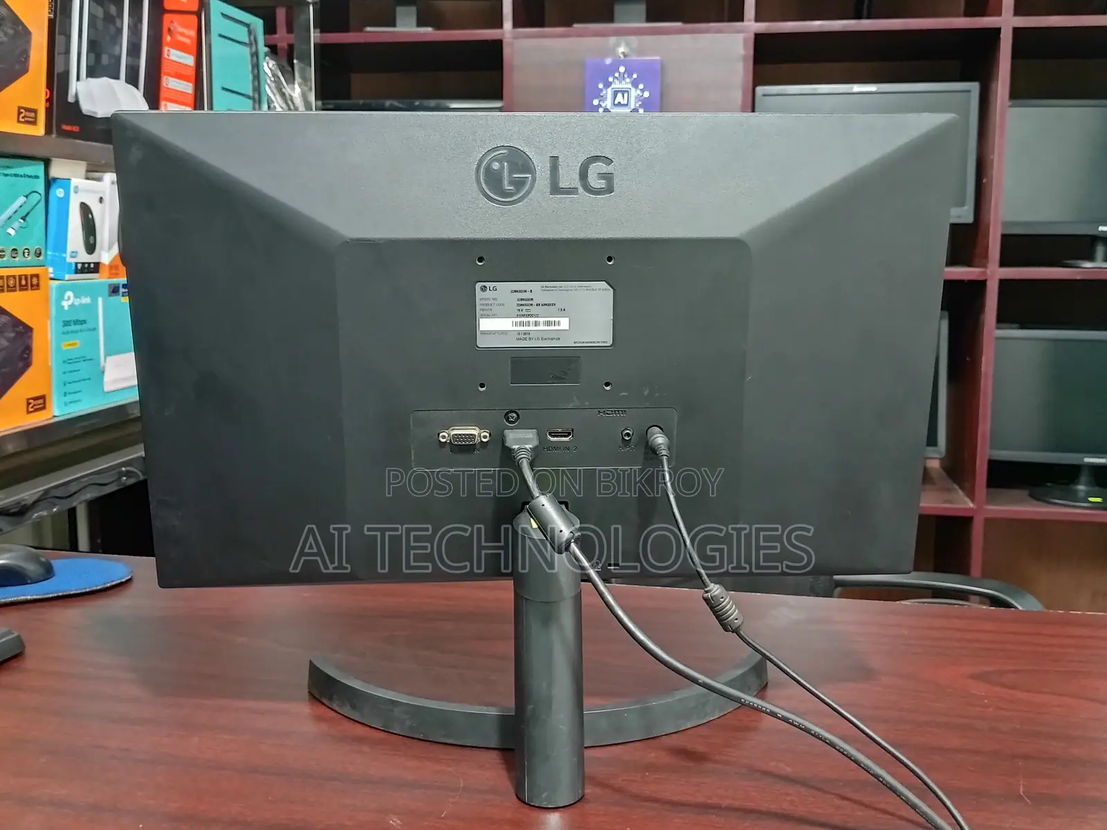 LG 22MK600M-B 21.5 Inch IPS Full HD LED Monitor