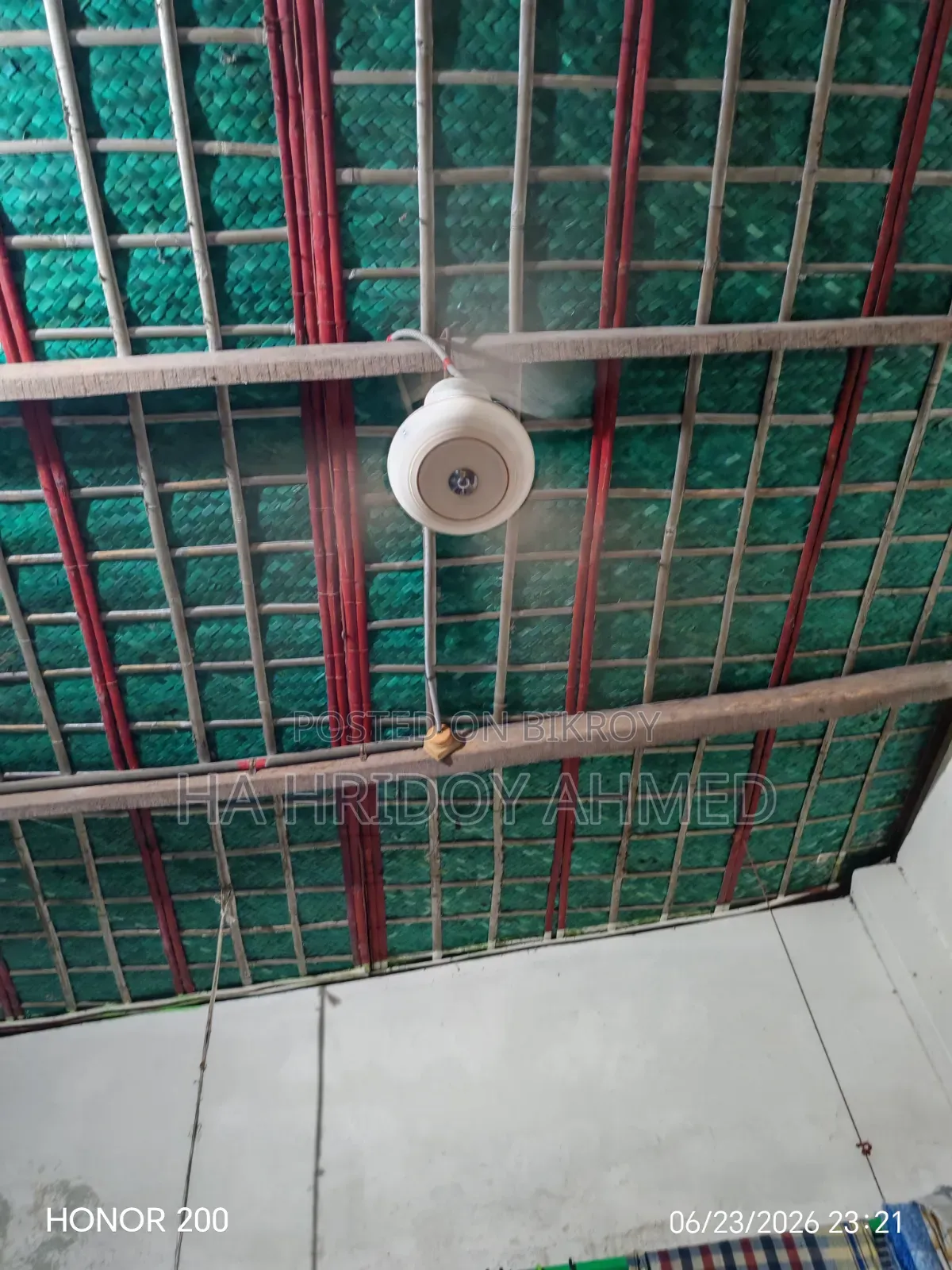 Running ceiling fan, no problems at all, can be tested as many times as you like