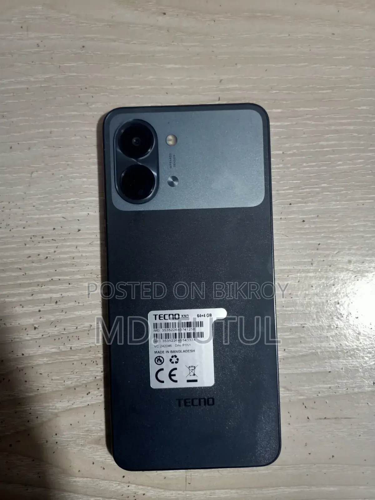 Tecno N3 Black