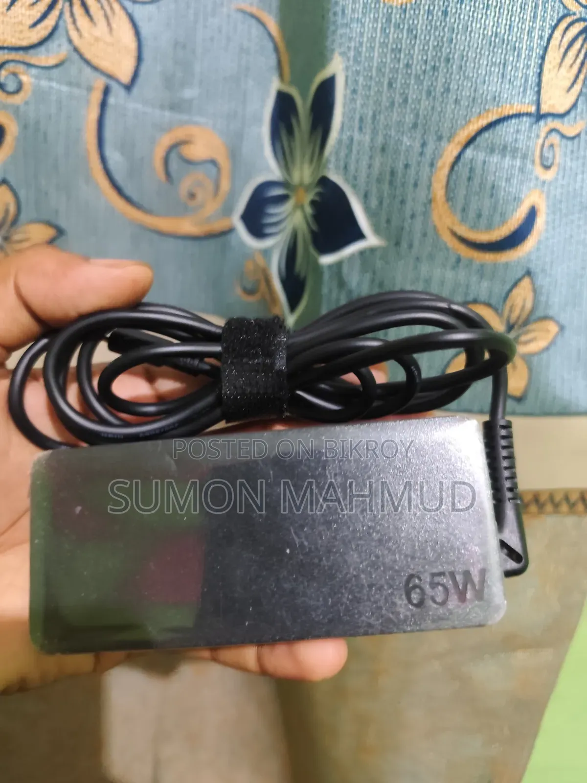 Lenovo 65w Type-C Laptop Charger (Pd Adapter + Power Cable)