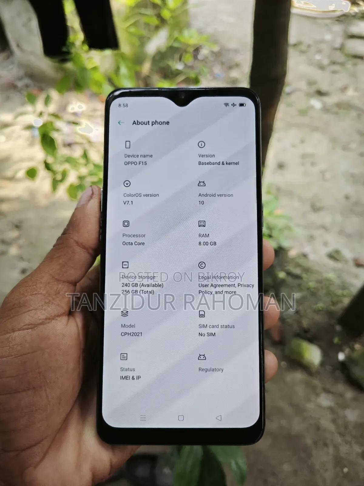 Oppo F15 256 GB