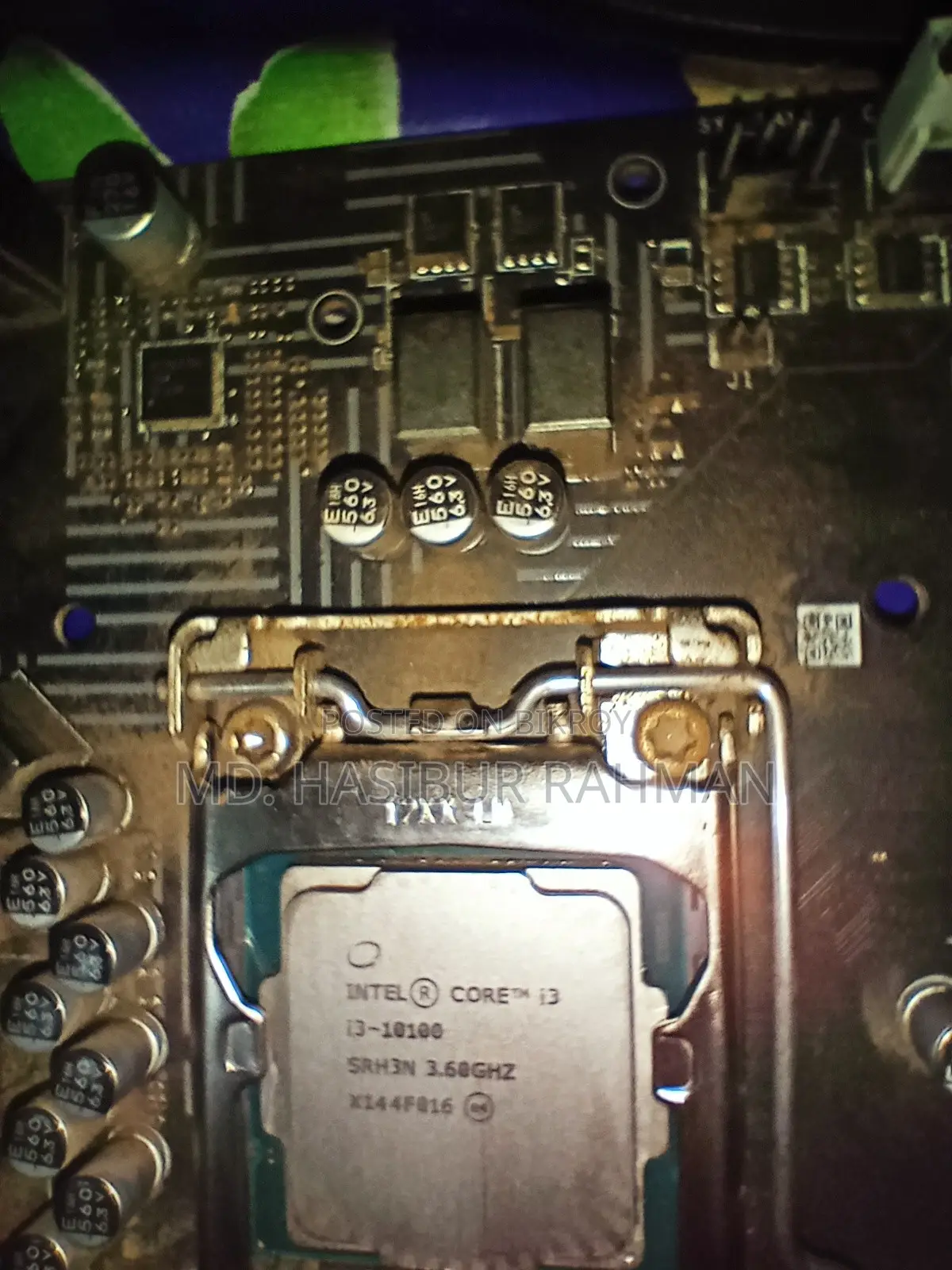 Intel 10100 CPU With Cooler and MSI 510M Pro Motherboard