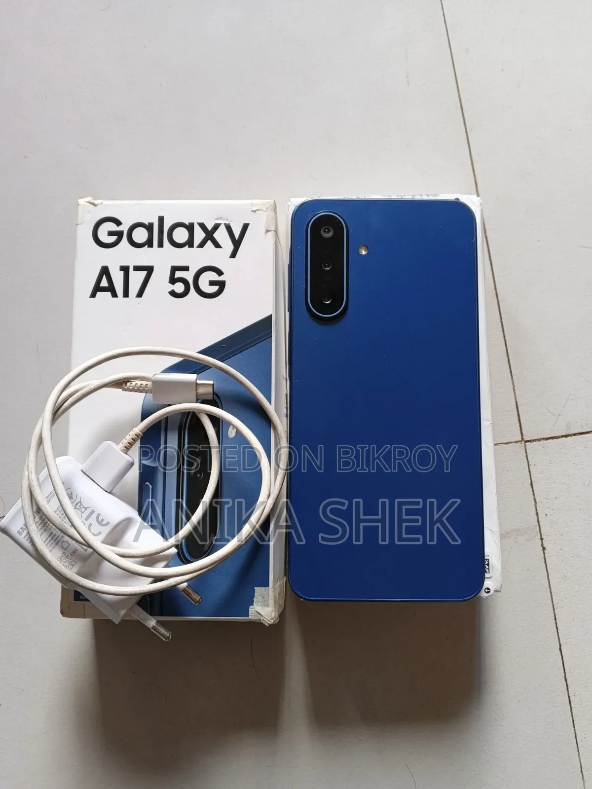 স্যামসাং গ্যালাক্সি এ১৭ ৫জি ১২৮ জিবি ব্লু