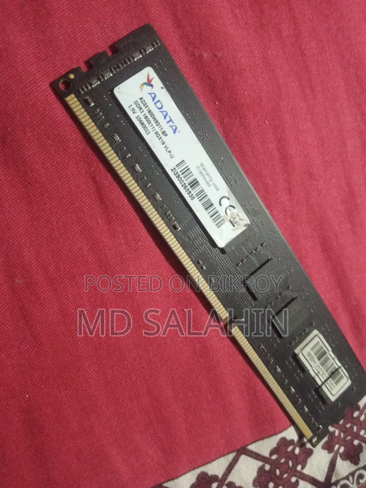 Adata 8GB DDR3 RAM