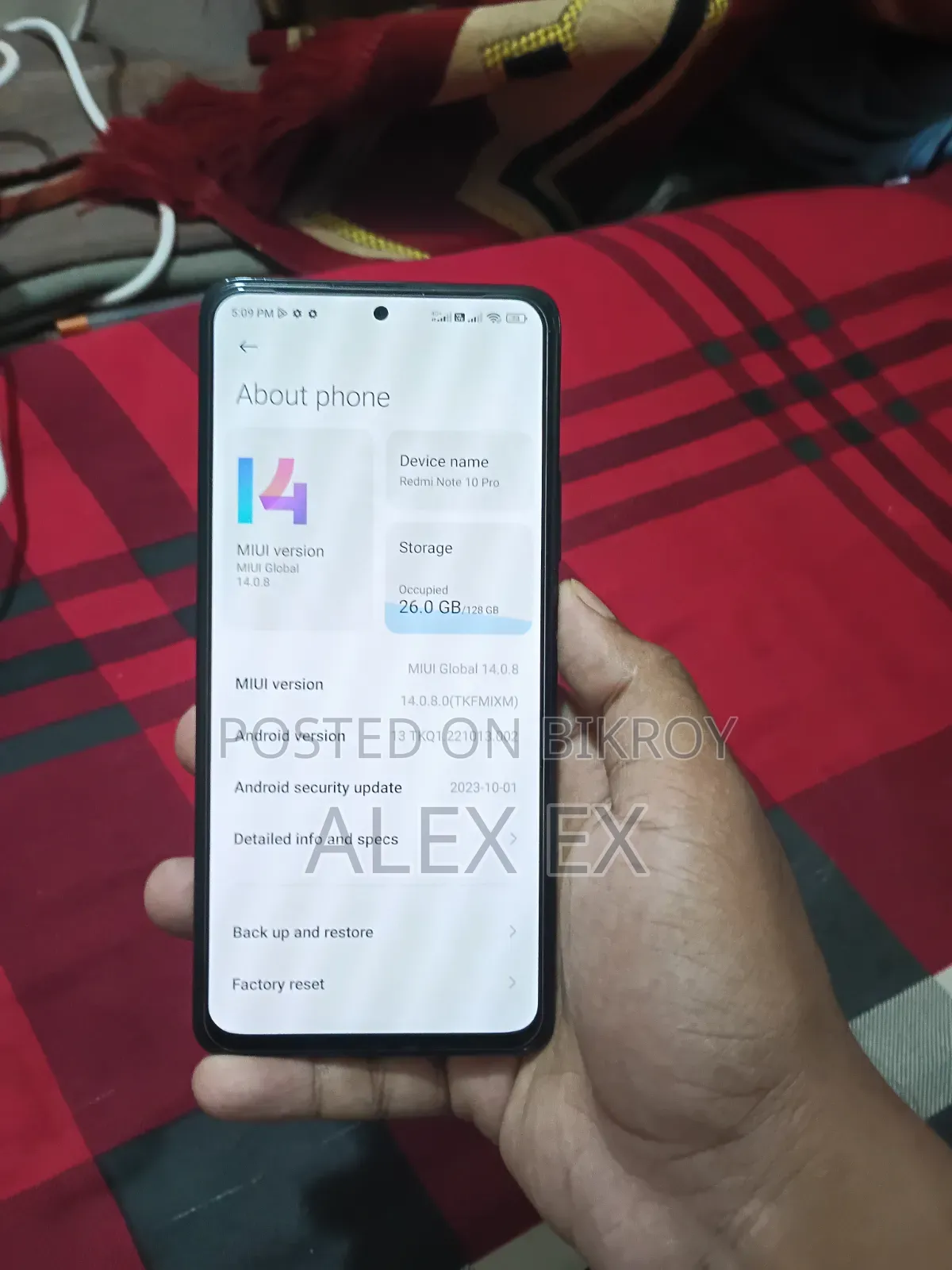 Xiaomi Redmi Note 10 Pro Max 128 GB Black