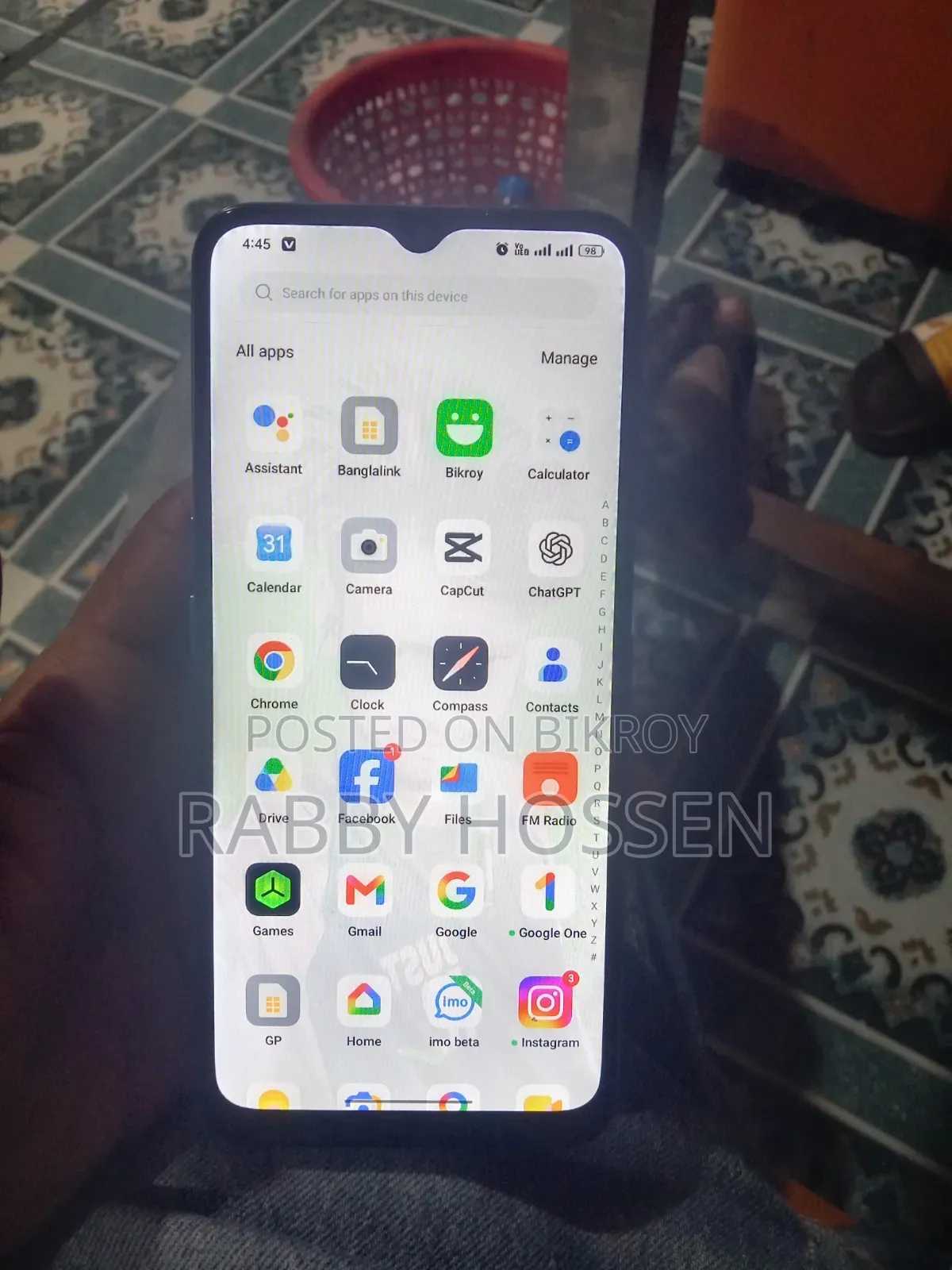 Oppo A16 64 GB Blue
