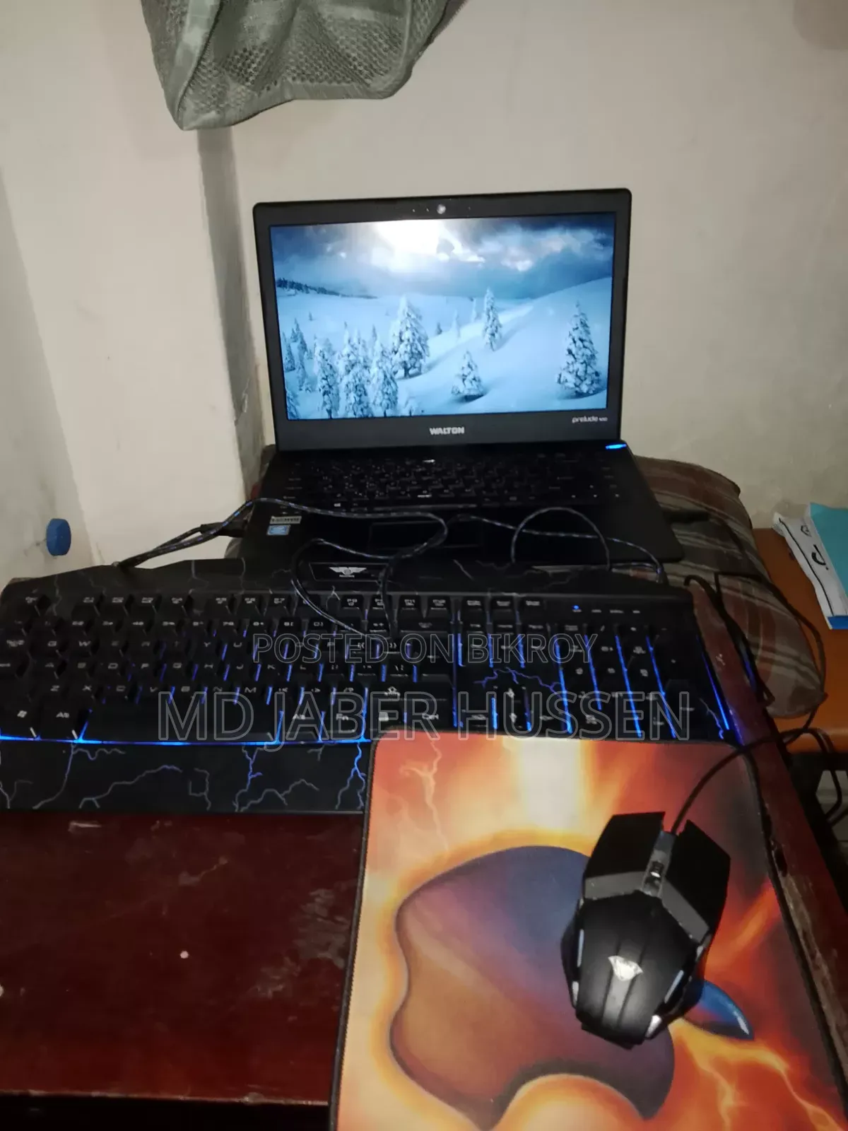 Laptop 4GB RAM HDD+SSD 128GB
