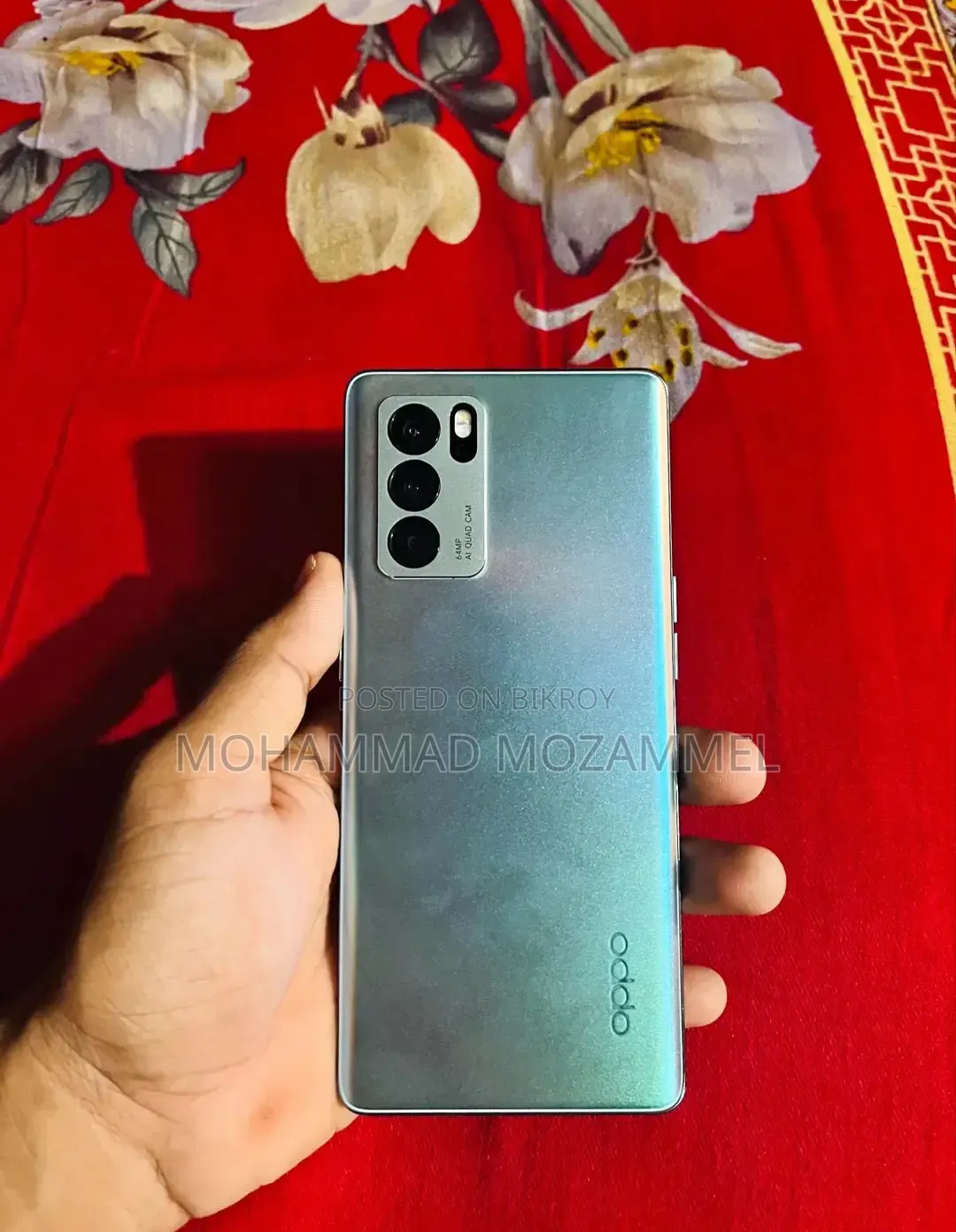 অপো রেনো৬ প্রো ৫জি ২৫৬ জিবি গ্রিন