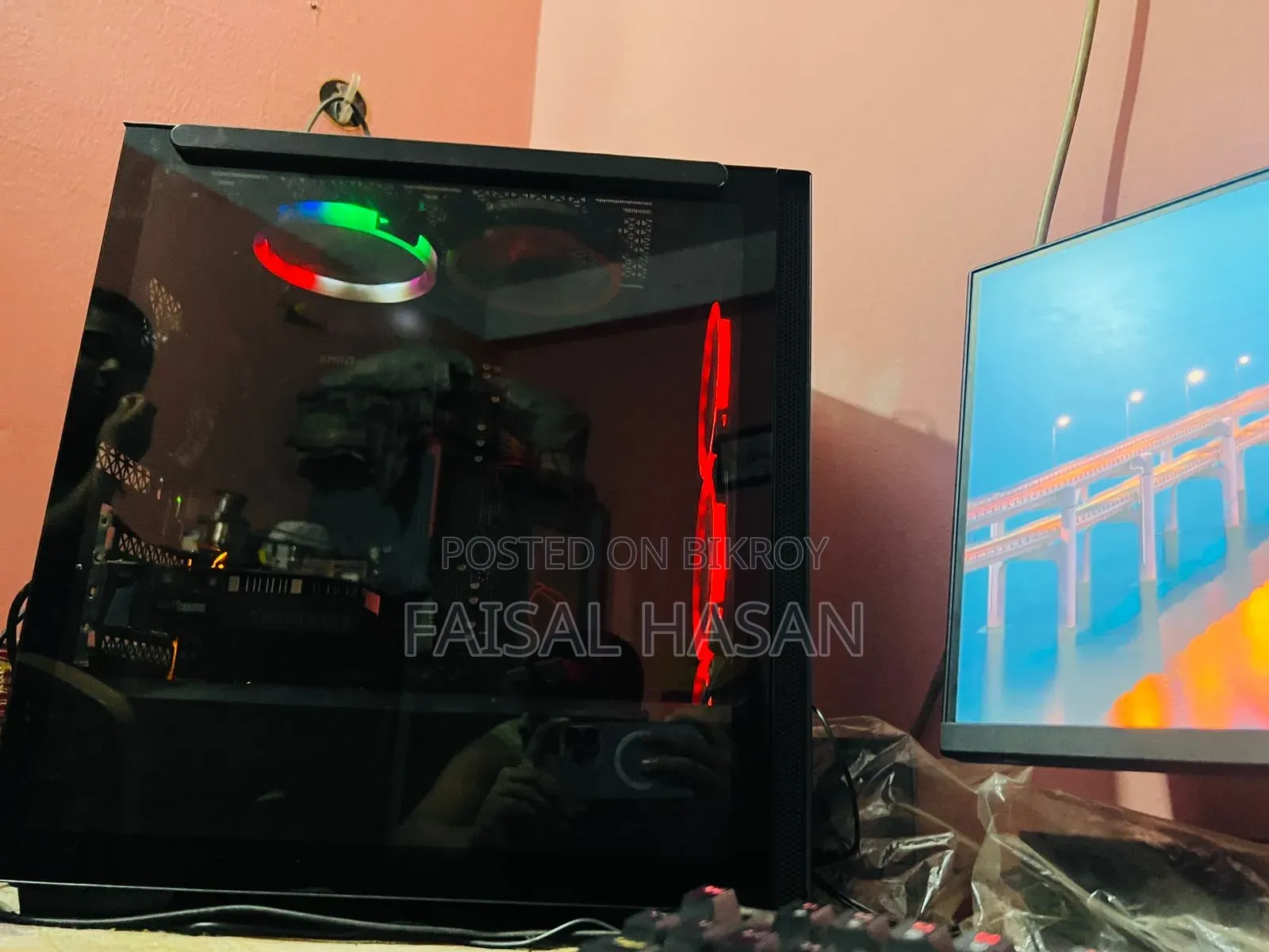 ডেস্কটপ কম্পিউটার গিগাবাইট জিবি-বিএক্সআই৭এইচ-৪৫০০ ১৬জিবি এএমডি রাইজেন ৫ এইচডিডি+এসএসডি ৭৫০জিবি
