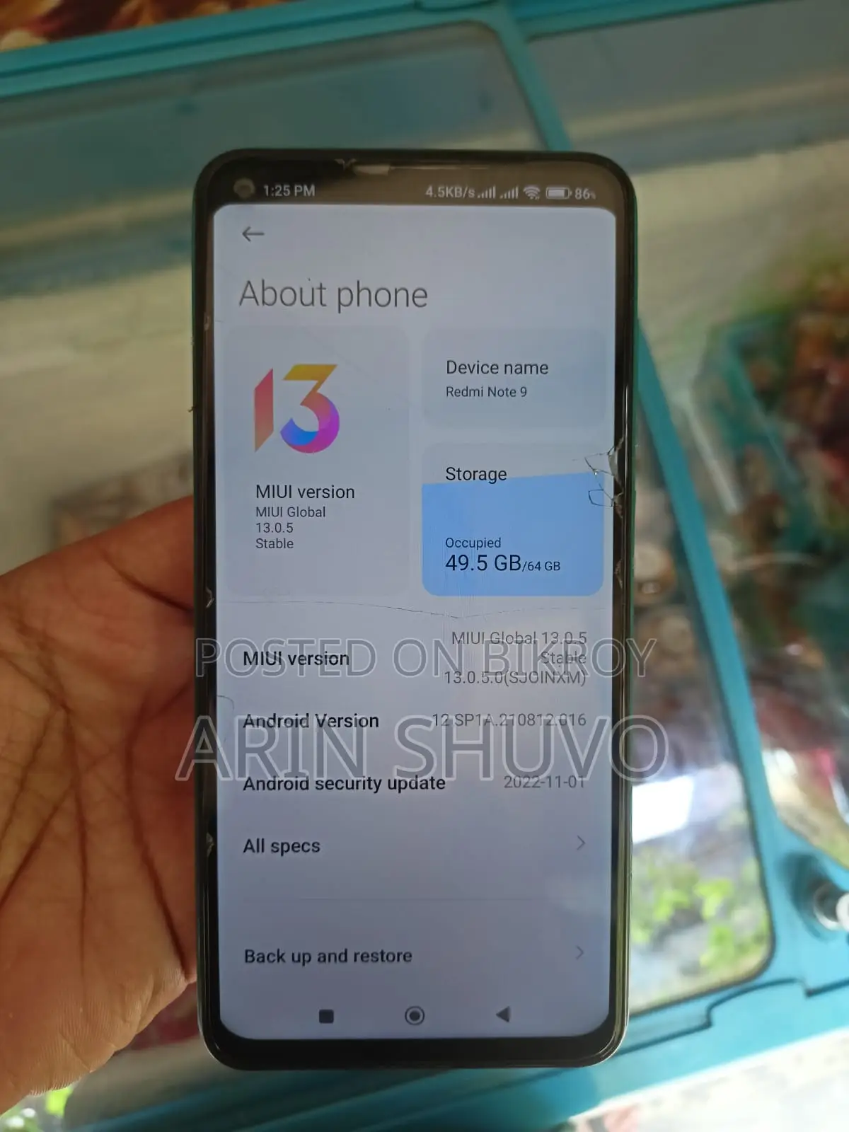 Xiaomi Redmi Note 9 64 GB Green