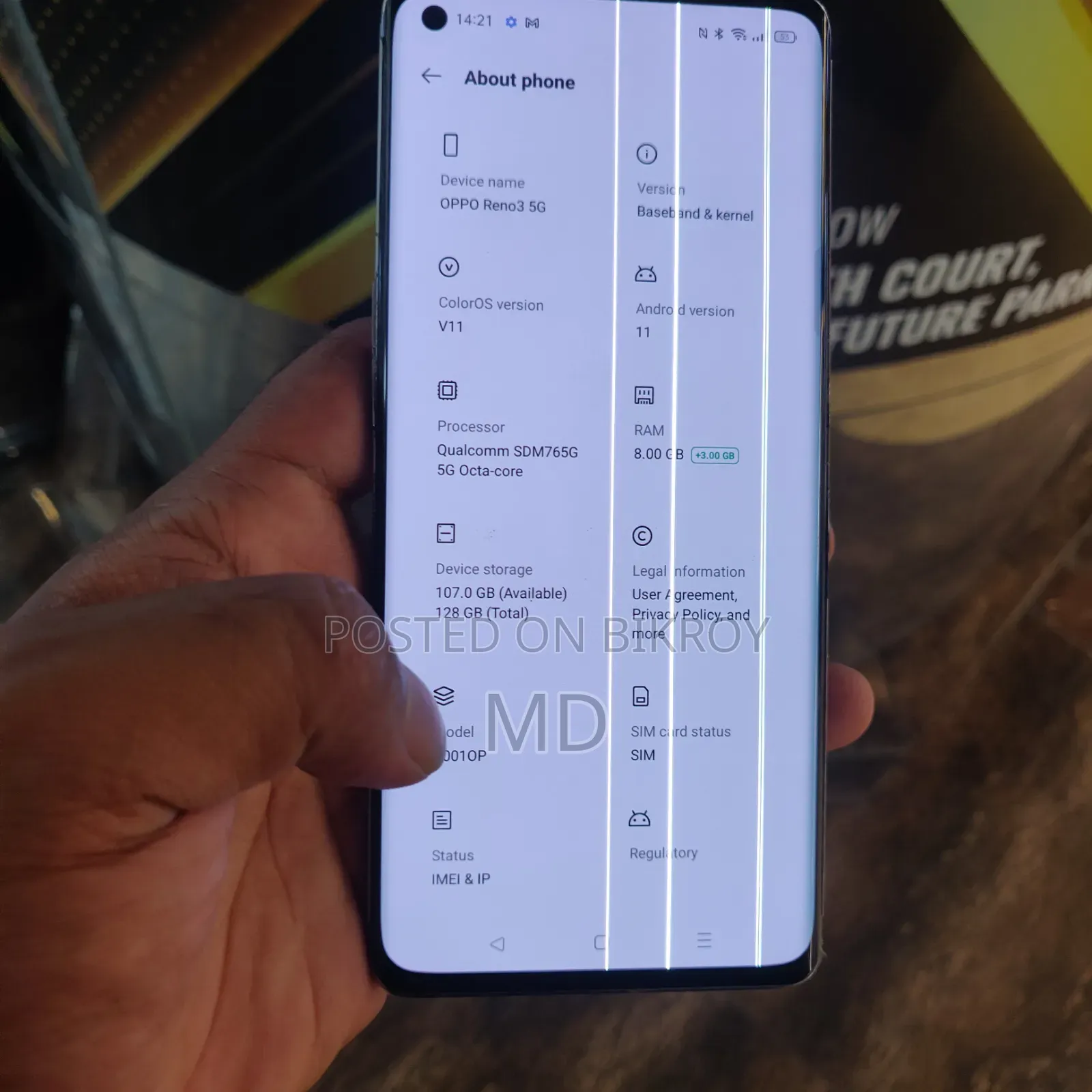 Oppo Reno 3 Pro 128 GB White