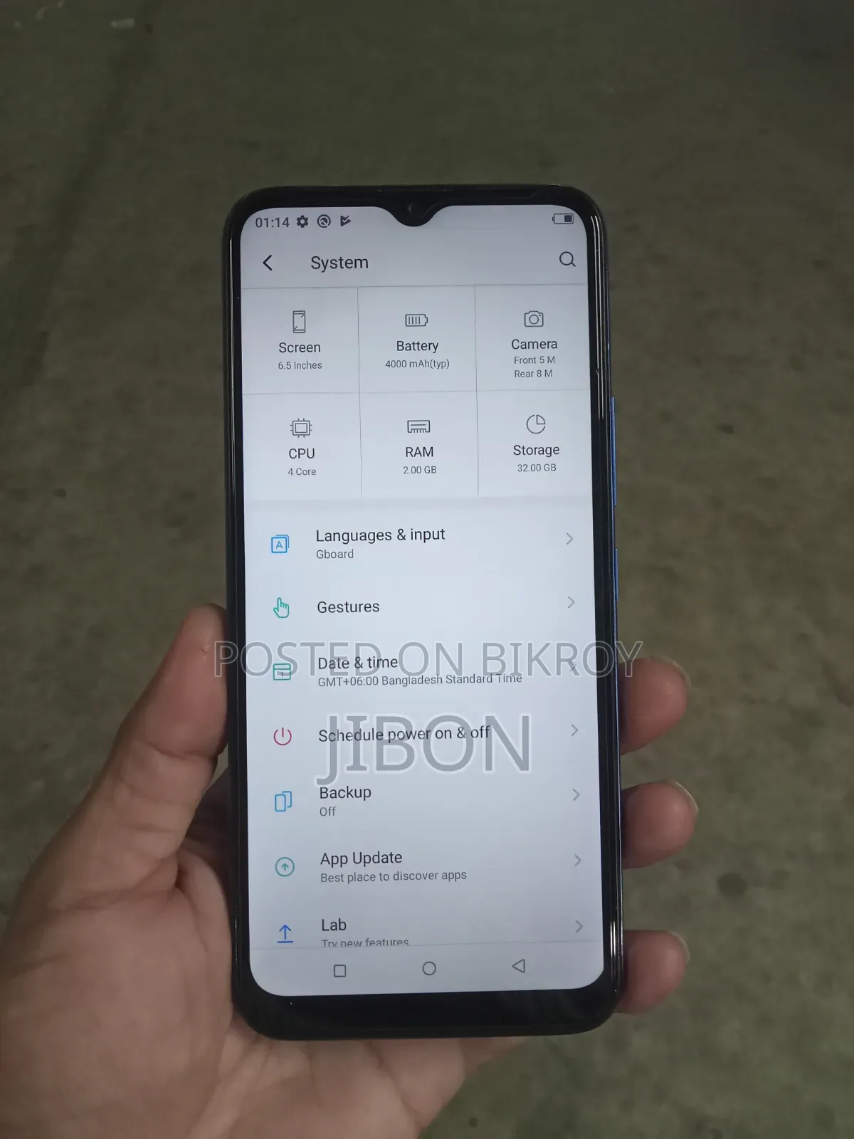 Itel Vision 1 Pro 32 GB Blue
