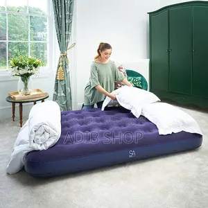 Bestway Double Air Bed 2 Pcs Pillow With Manual Air Pumper