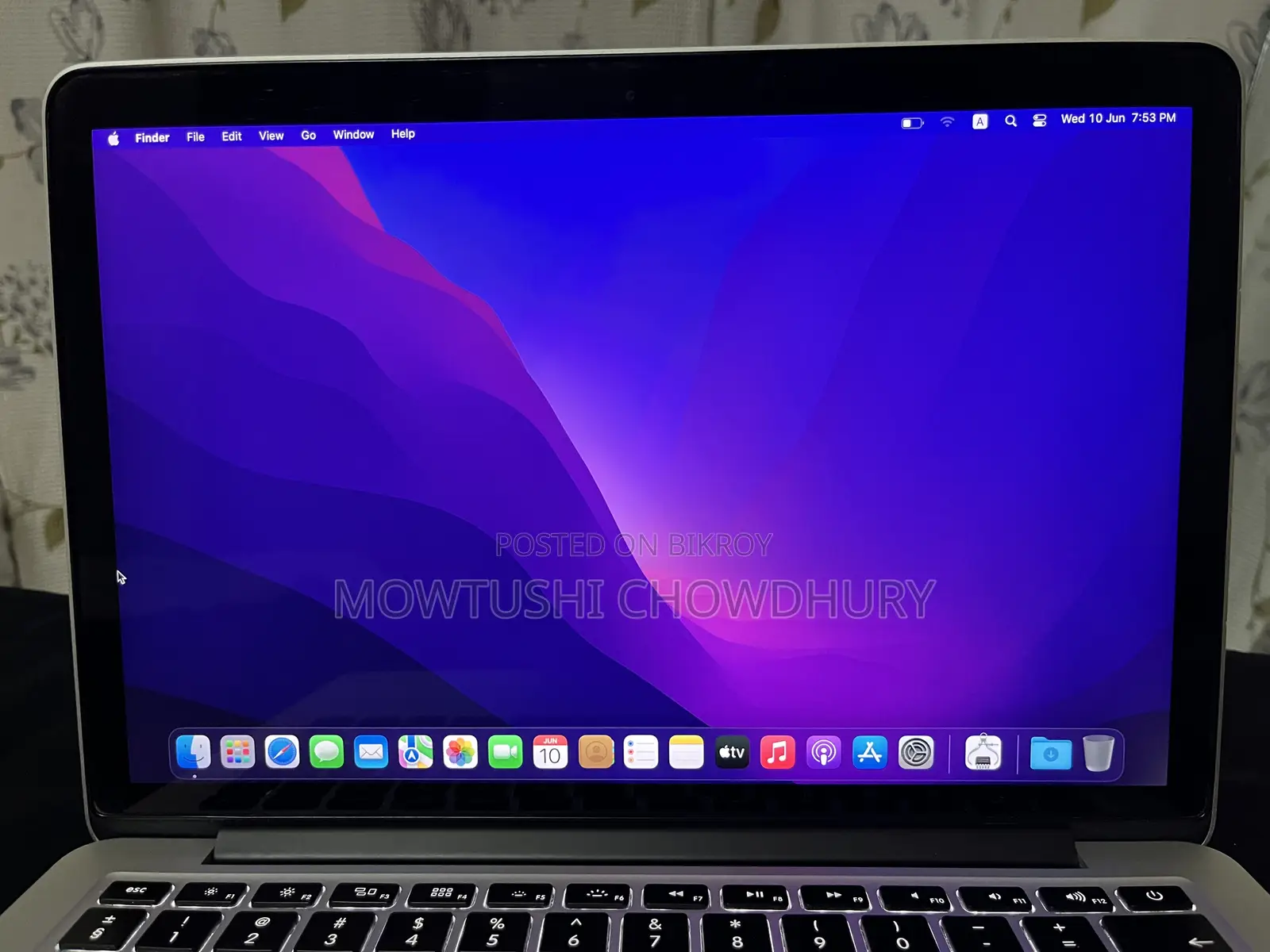 Laptop Apple MacBook Pro 2015 8GB Intel Core I5 SSD 256GB