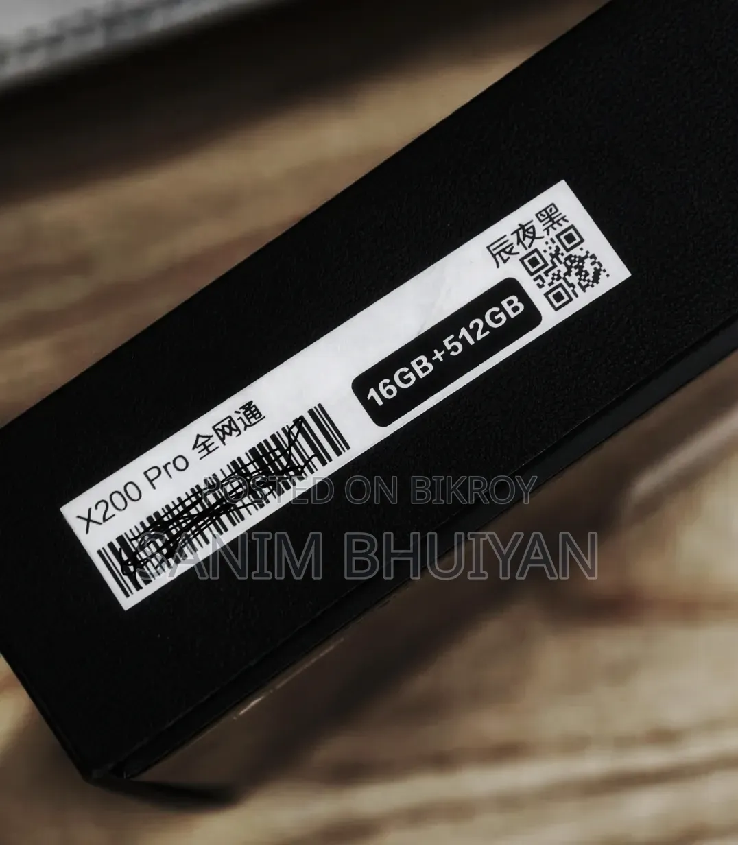 New Vivo X200 Pro 512 GB Black