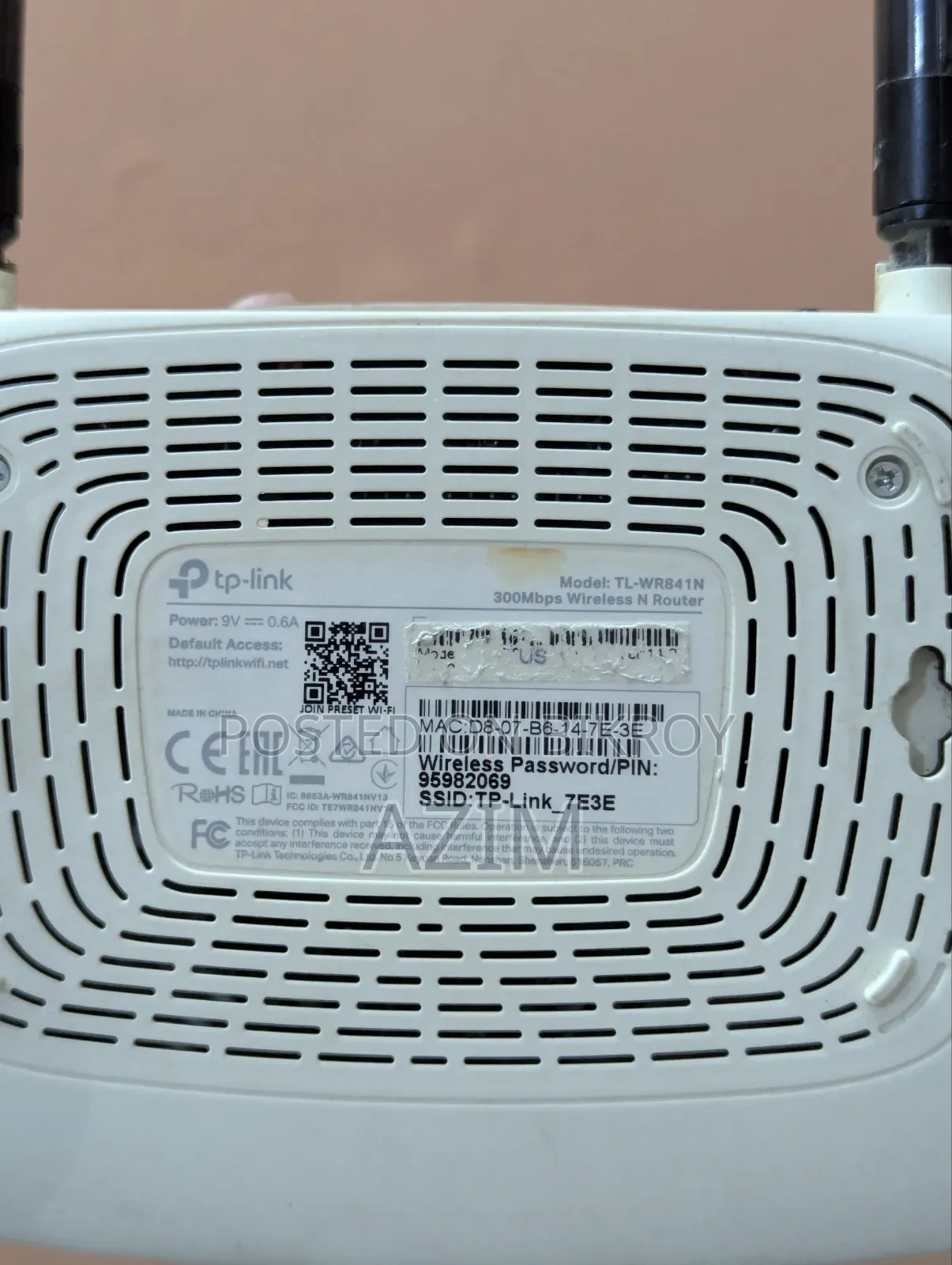 Tp-Link Router (Tl-Wr841n)