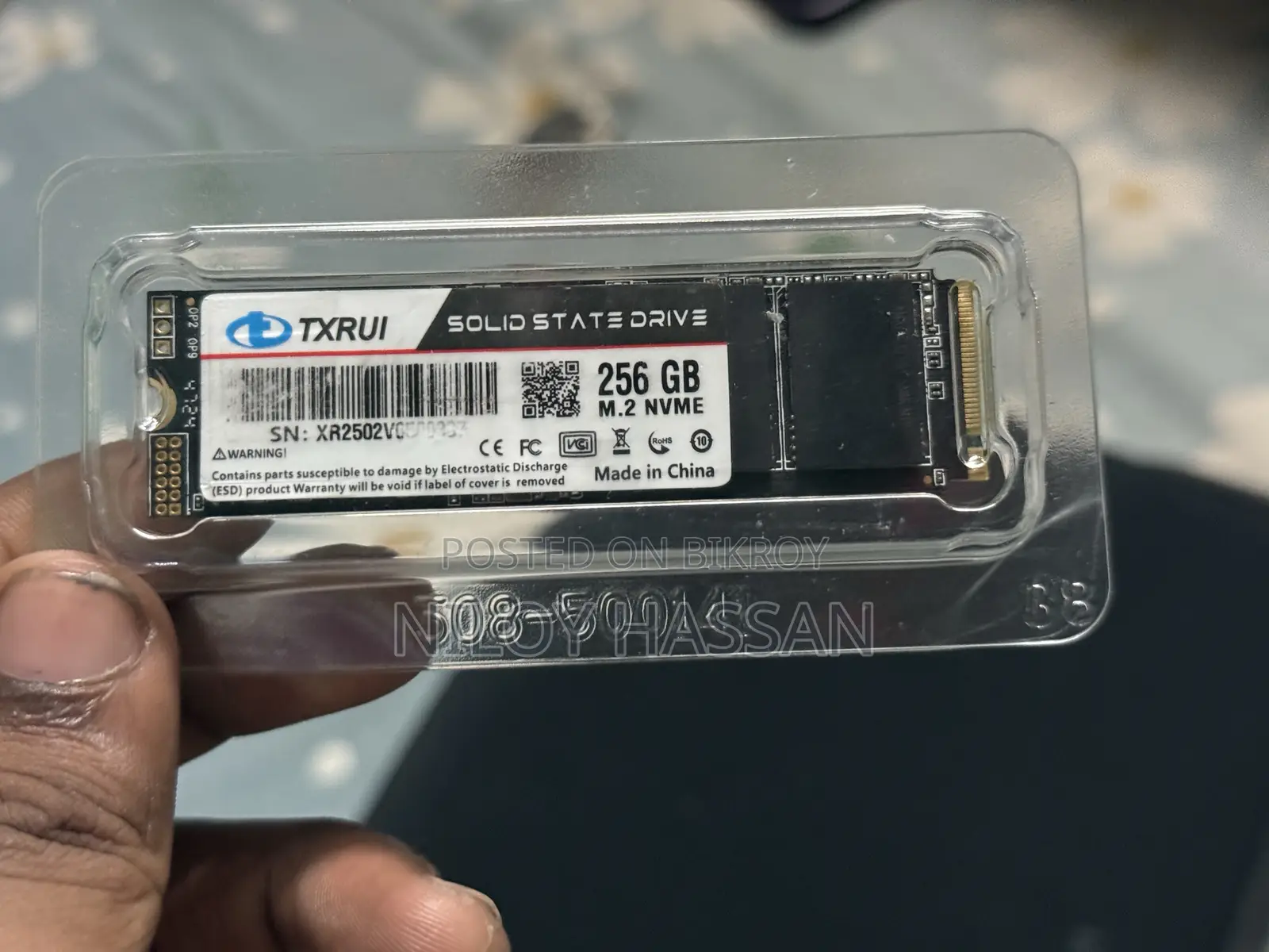 Txrui 256gb Pcie Gen 3.0 M.2 Nvme Ssd