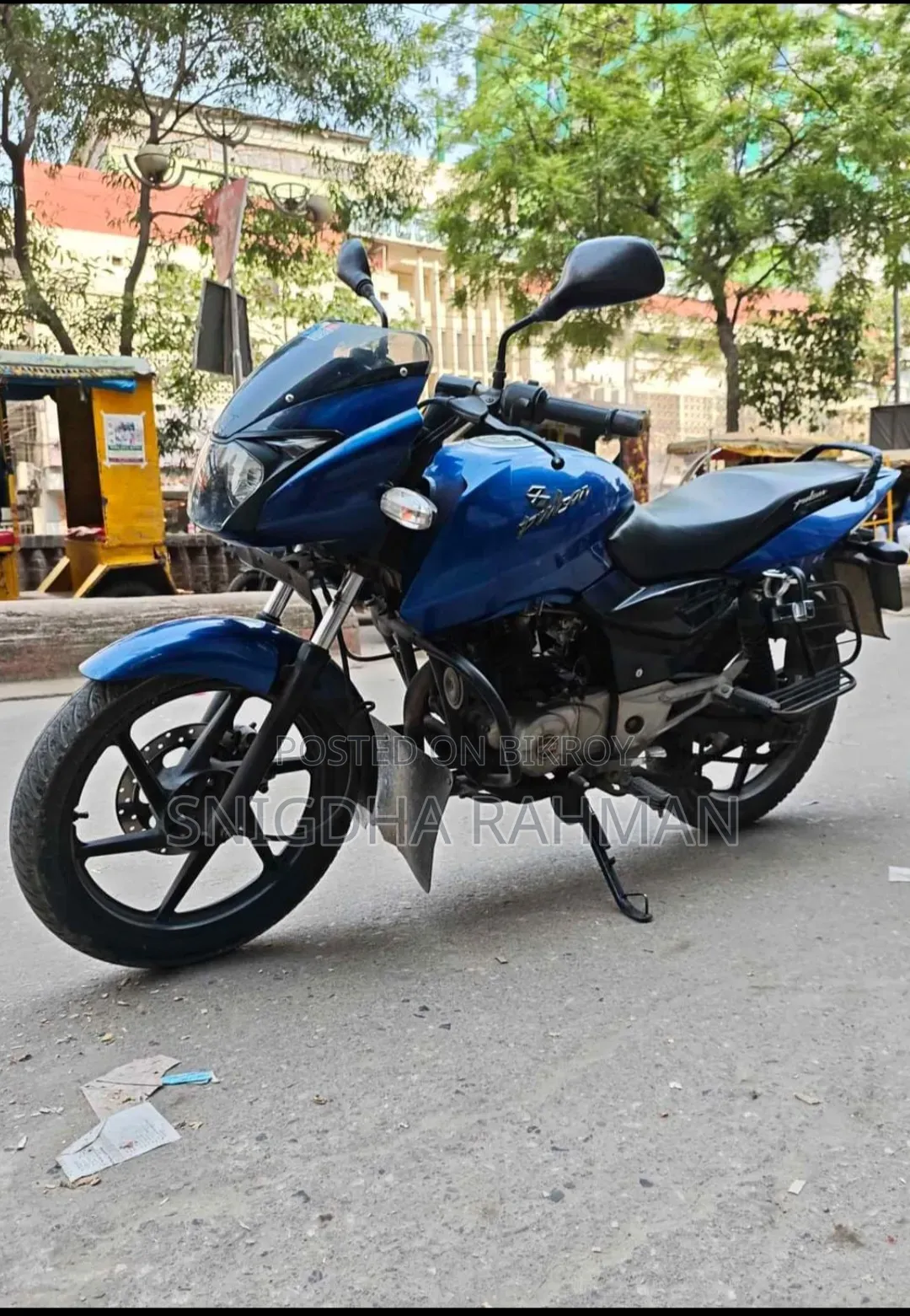 বাজাজ পালসার ১৫০ ২০১২ নীল