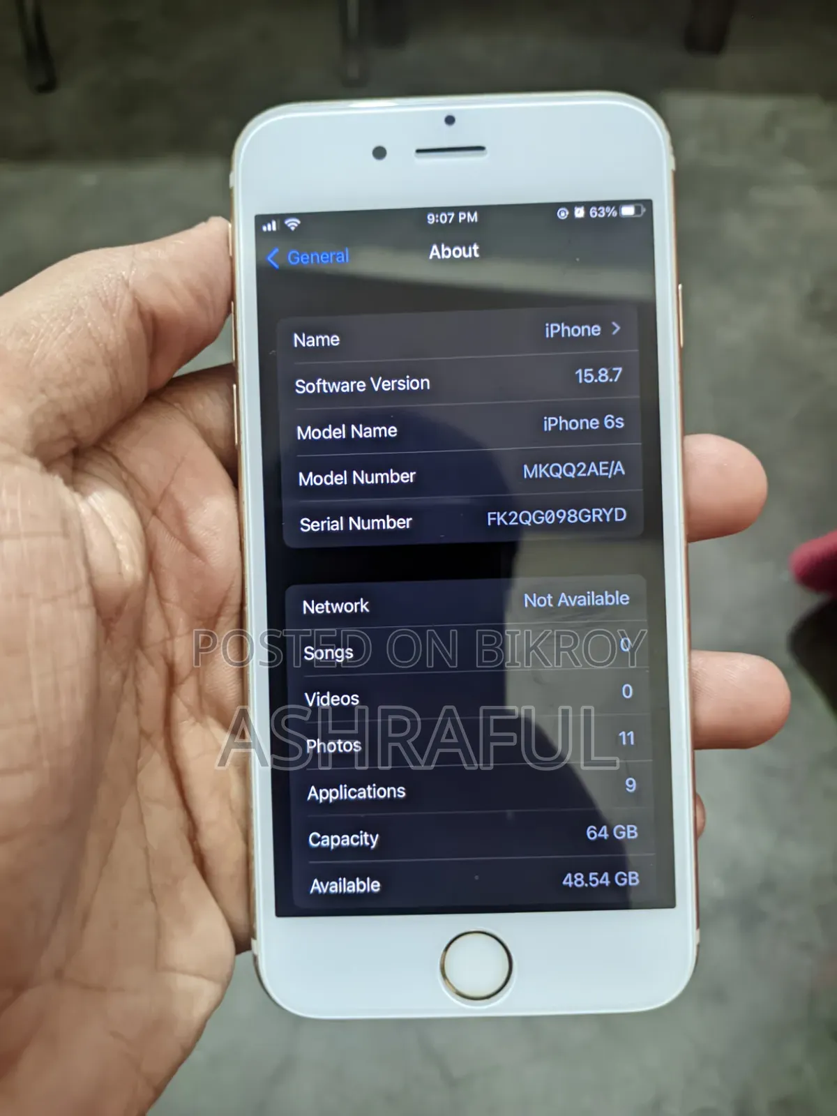 Apple iPhone 6s 64 GB Gold