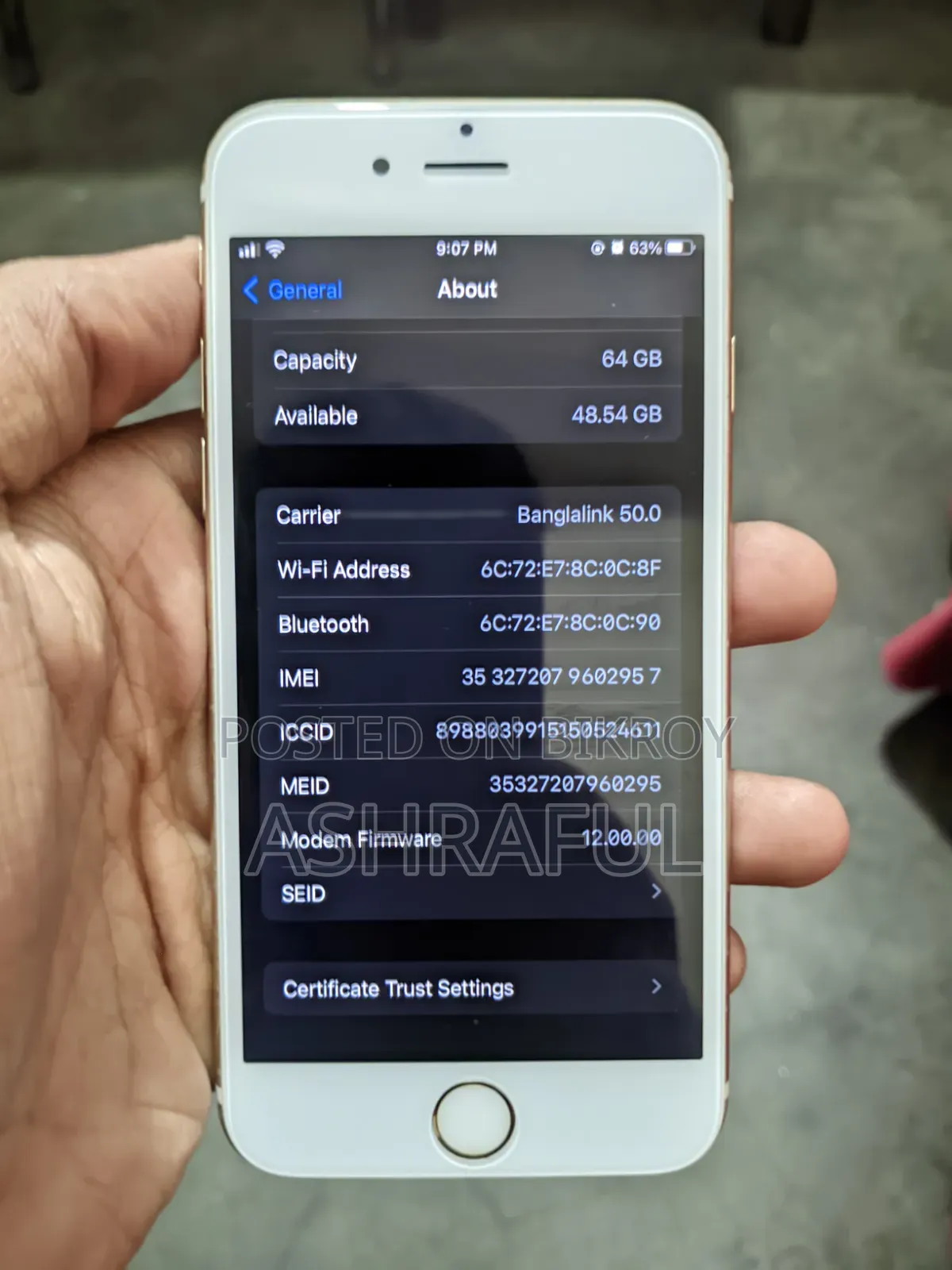 Apple iPhone 6s 64 GB Gold