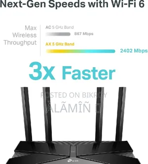 Tp-link Archer Ax53 Ax3000 Dual Band Gigabit Wi-fi 6 Router