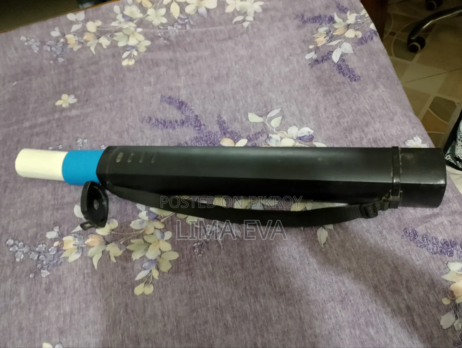 Black poster tube, approximately 24 to 40 inches in length