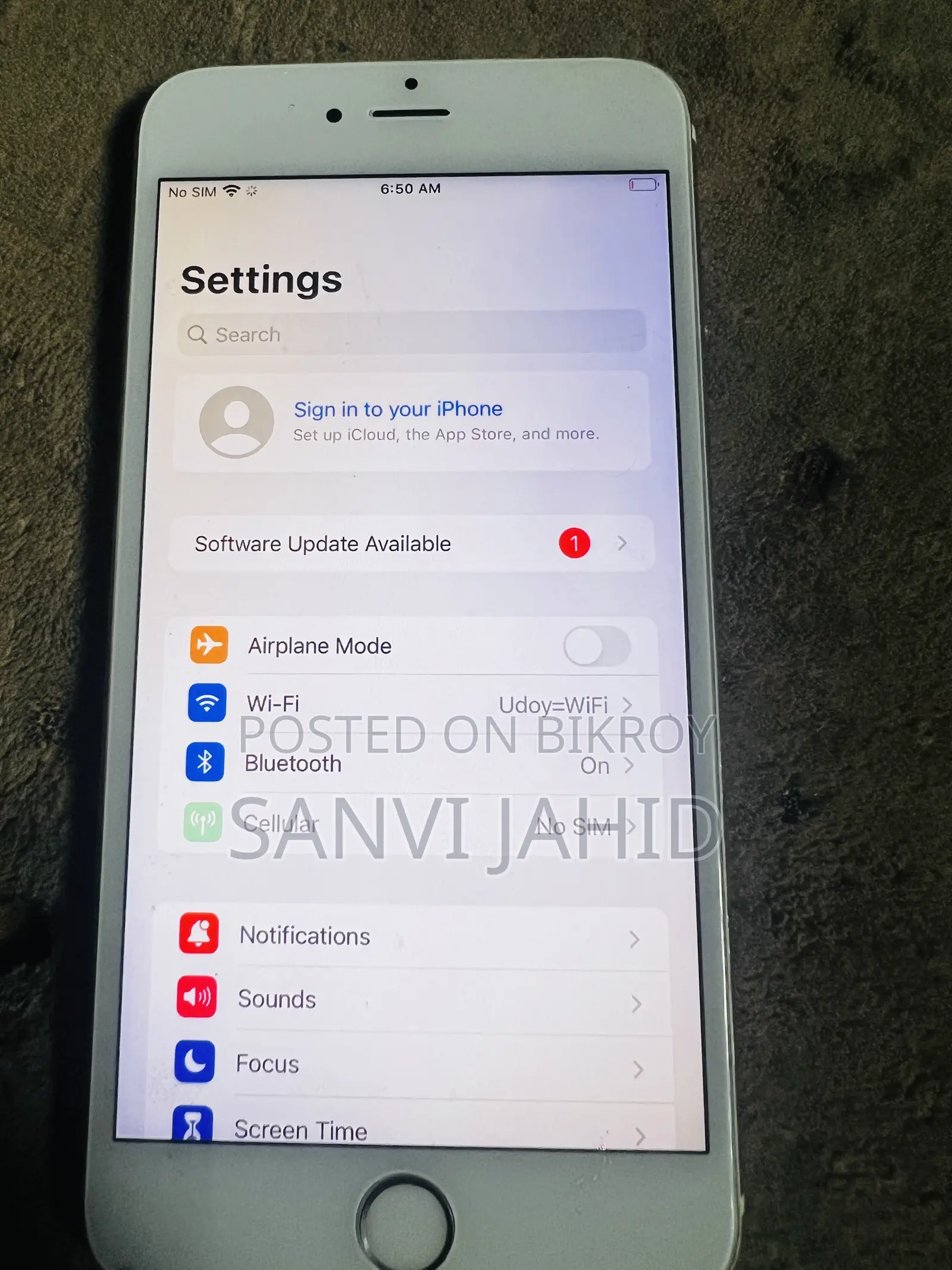 Apple iPhone 6s Plus 64 GB Silver