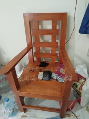Mahogany Wood Table and Chair