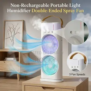 Portable Light Humidifier Spray Fan