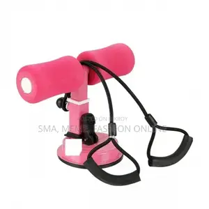 Self-Suction Sit-Up Bar - With Resistance Band BaseX Support