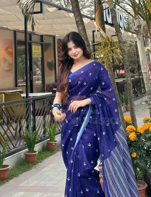 Chanderi Silk Saree With Blouse Piece
