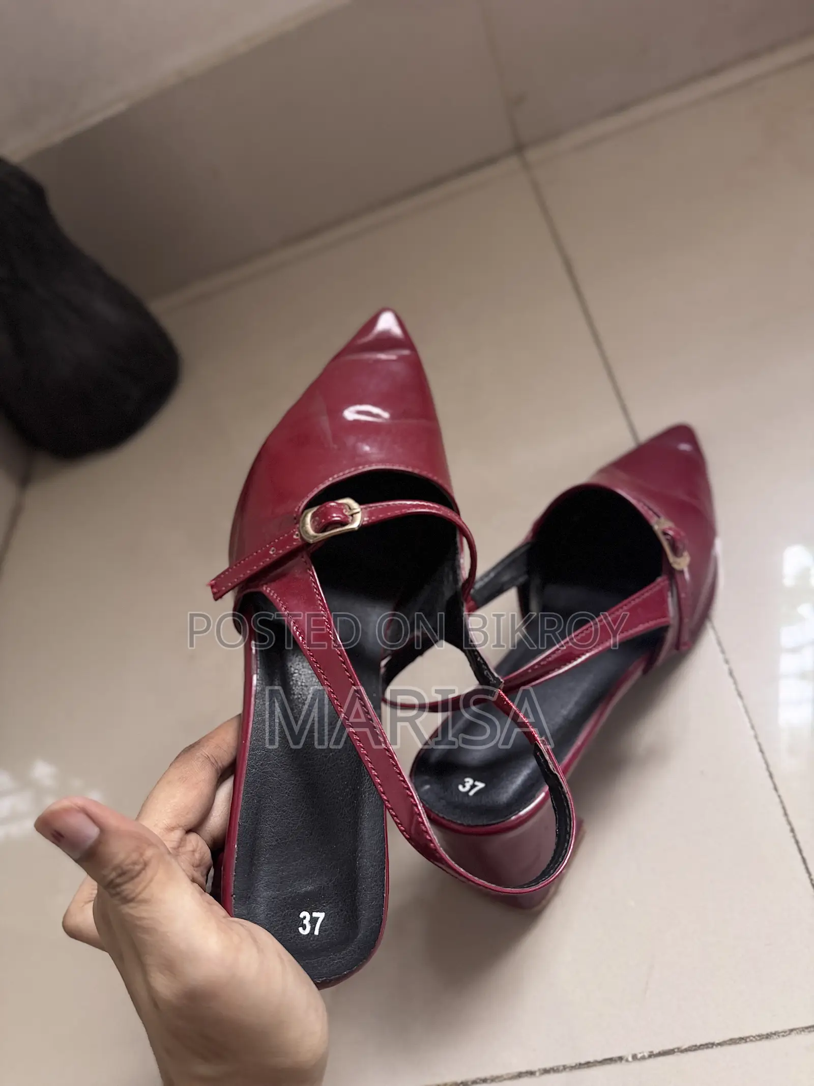 Red Maroon Shoes for Women