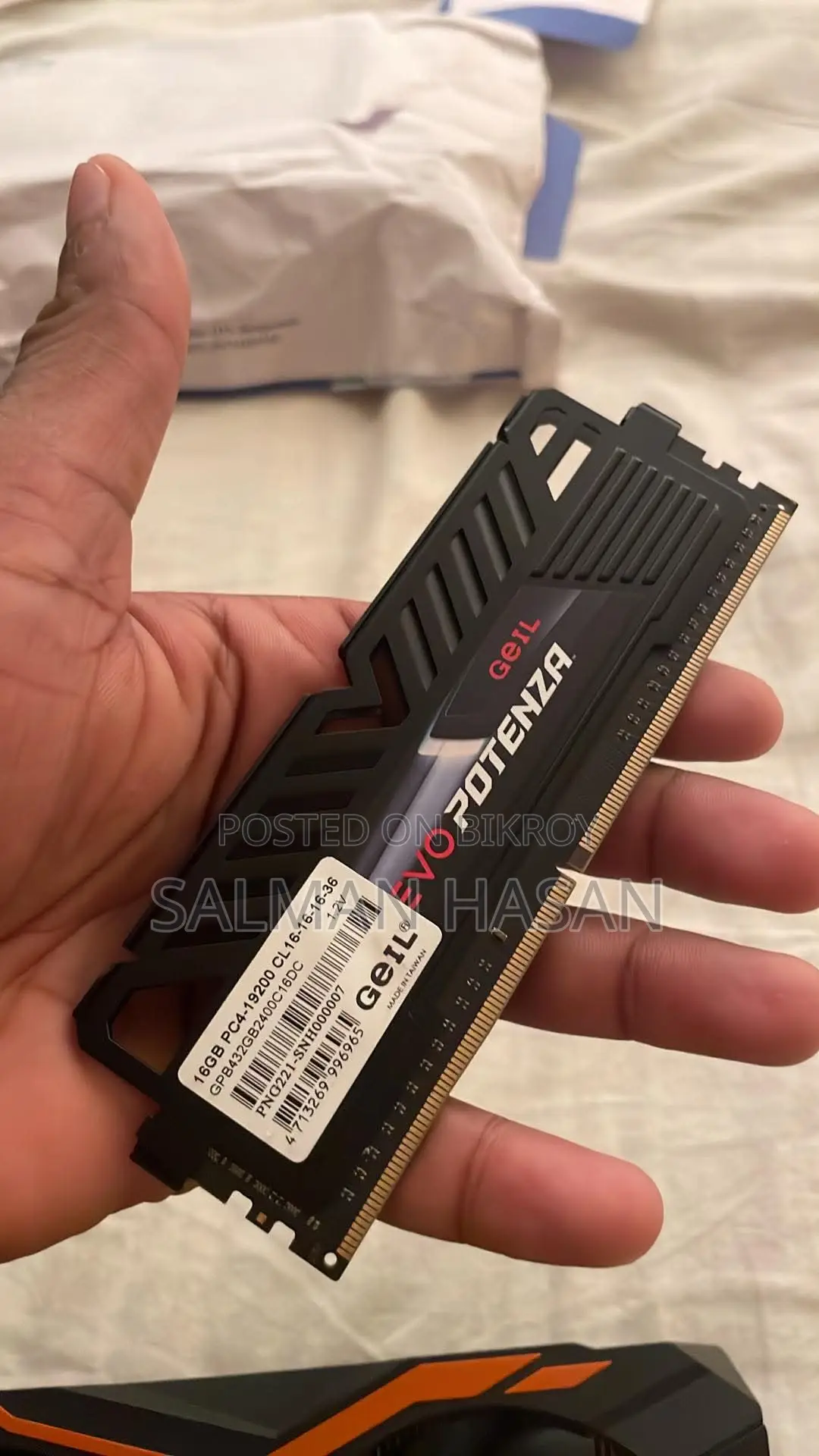 Graphics Card, Processor, Ram, SSD