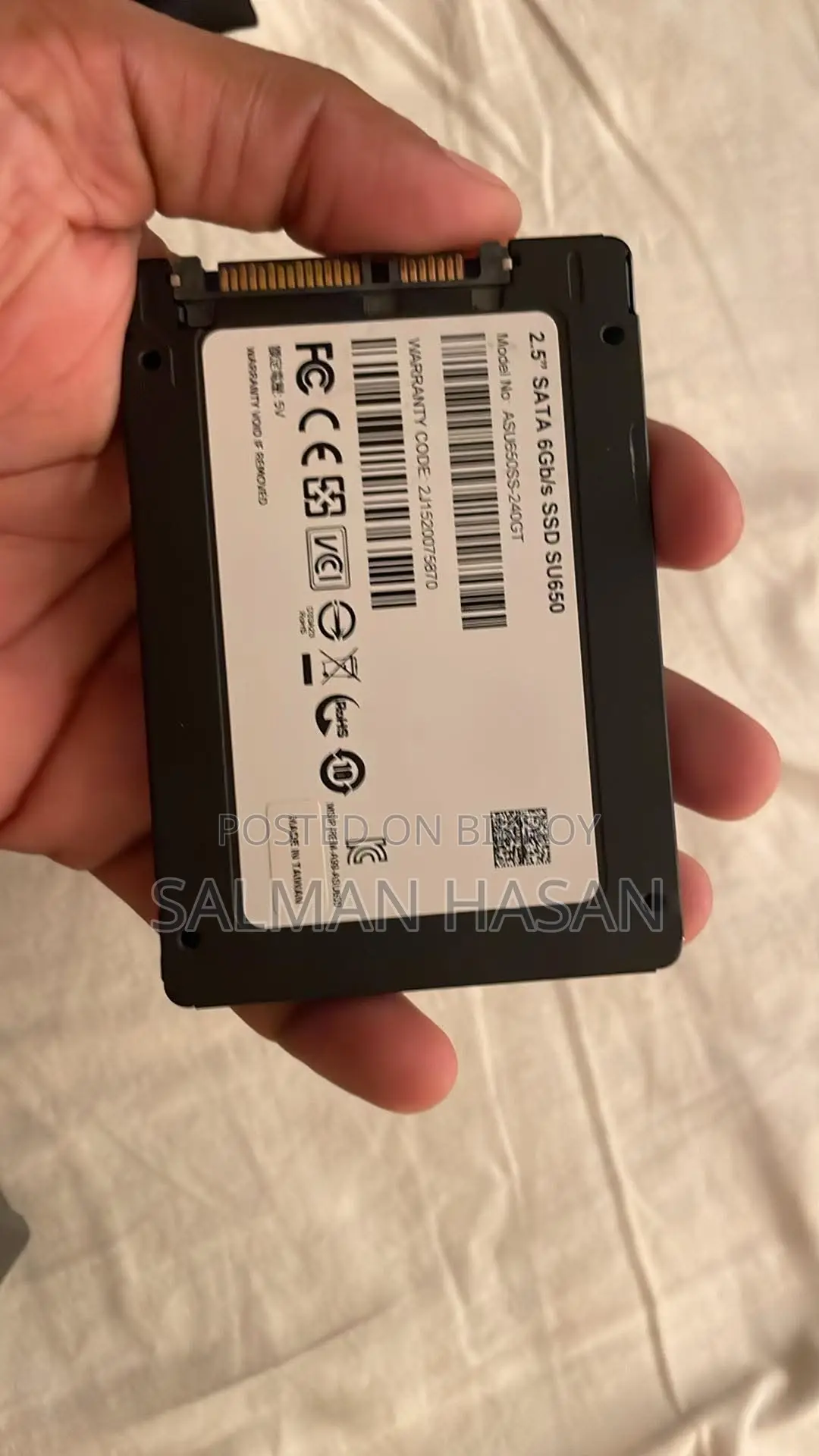 Graphics Card, Processor, Ram, SSD