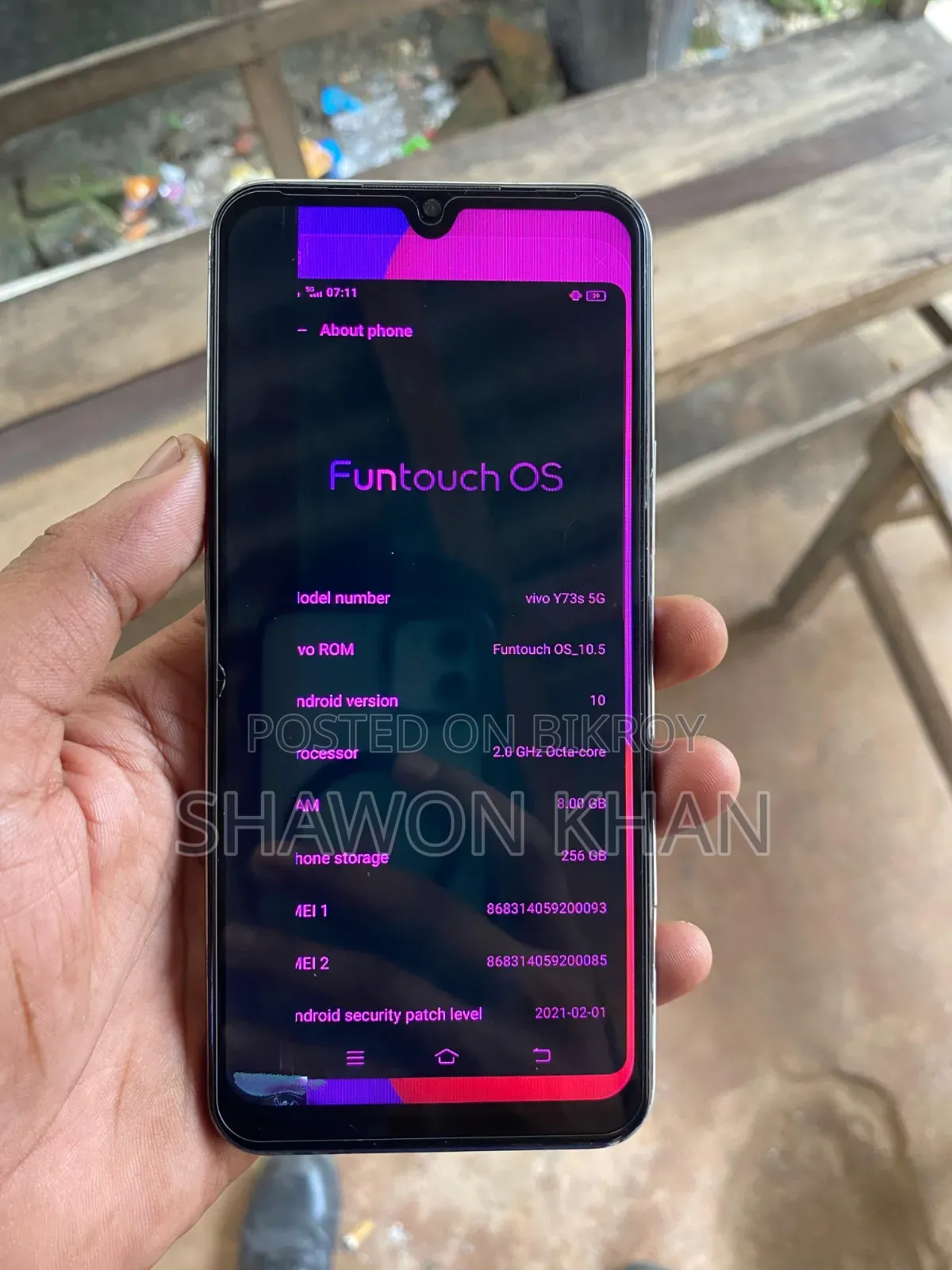 Vivo Y73s 128 GB Blue