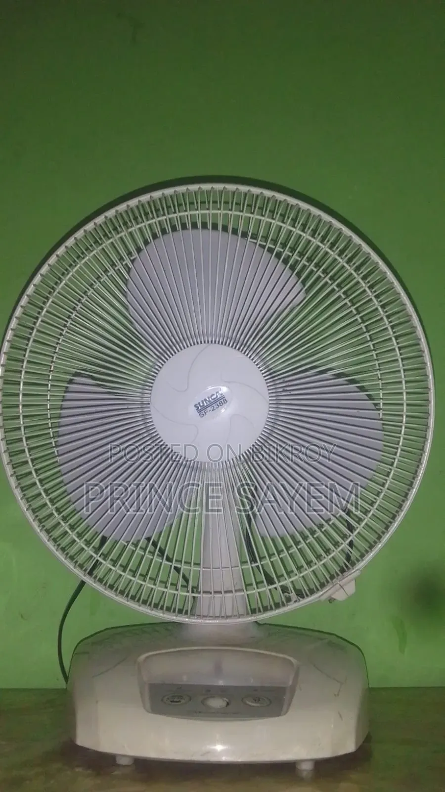 Rechargeable Table Fan