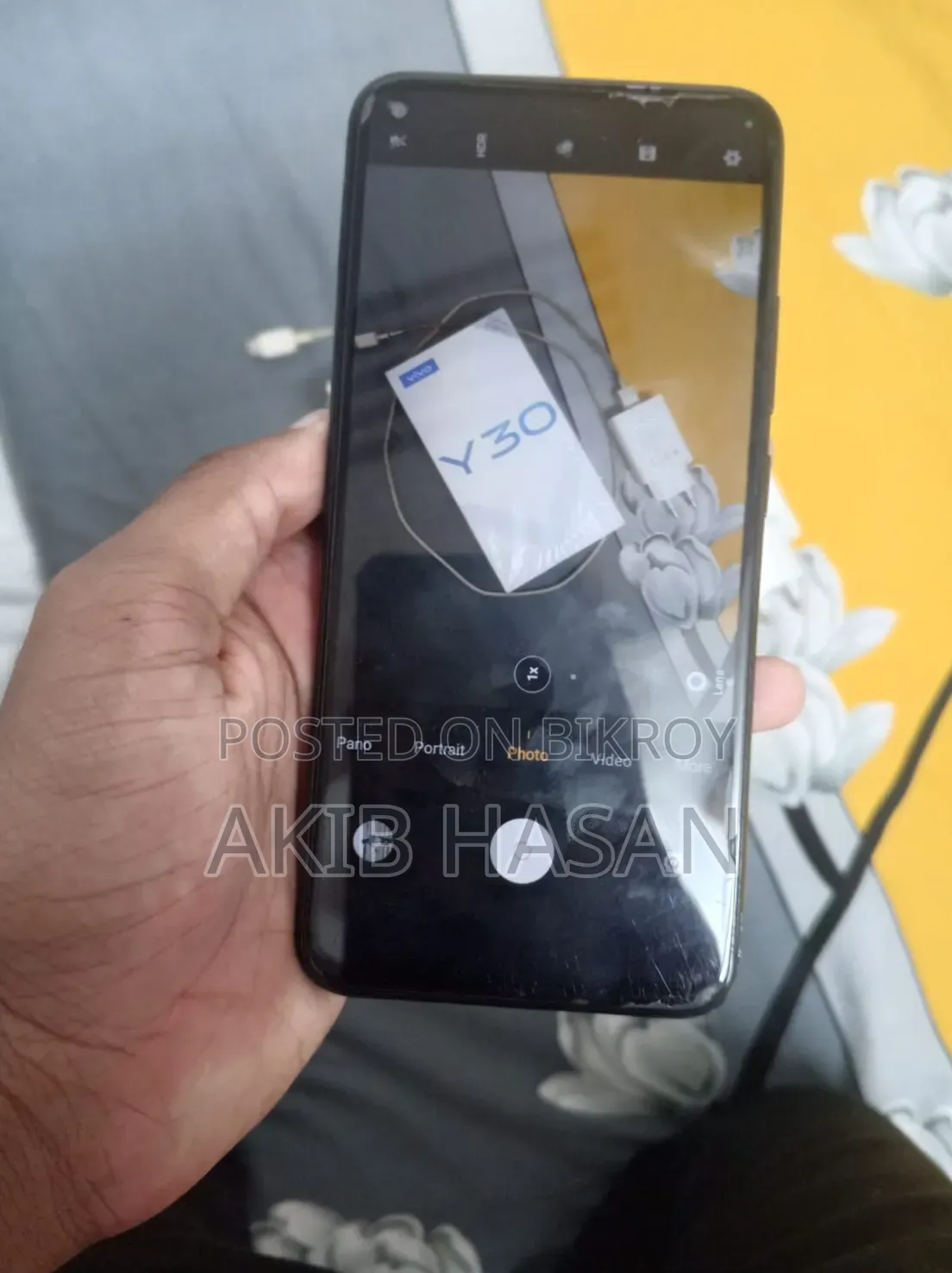 ভিভো ওয়াই৩০ ১২৮ জিবি কালো