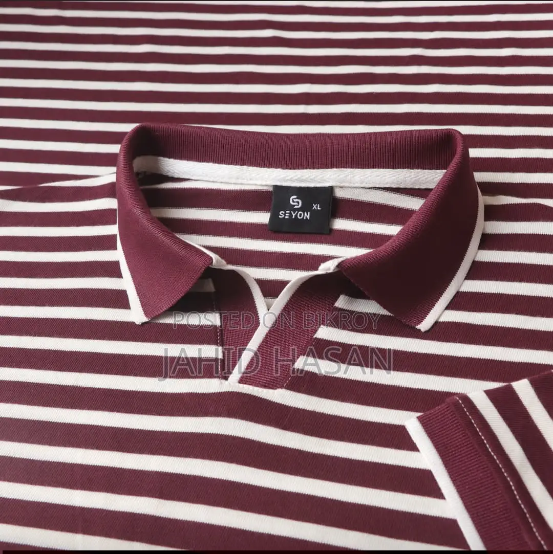 Premium Old Money Stripe Polo
