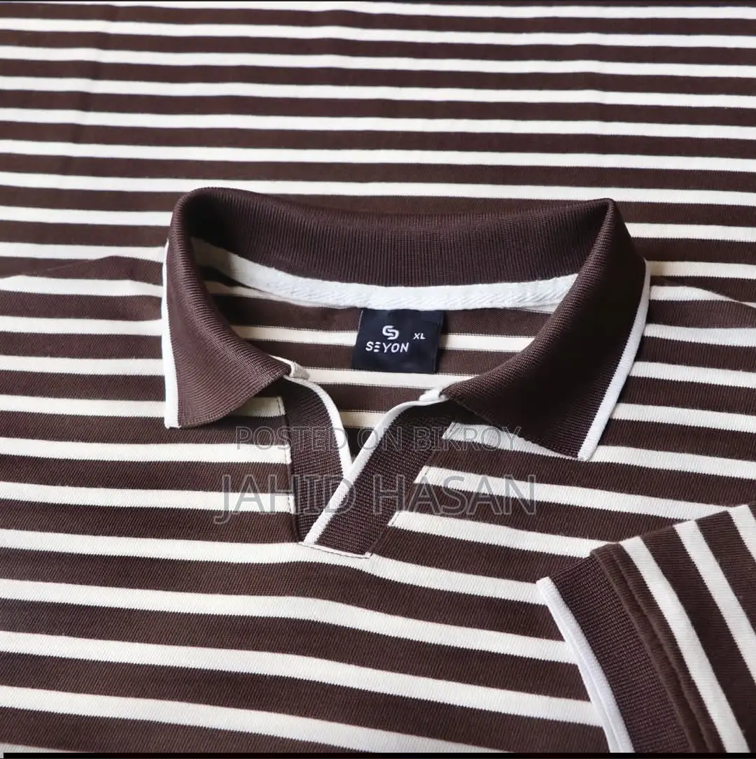 Premium Old Money Stripe Polo
