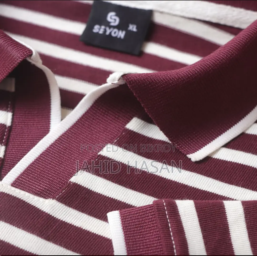 Premium Old Money Stripe Polo