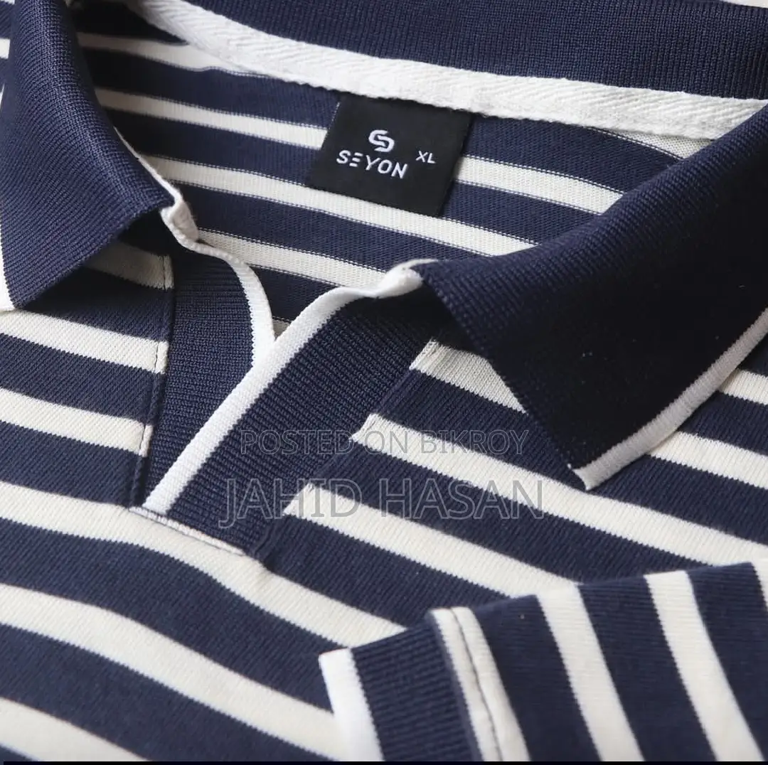 Premium Old Money Stripe Polo