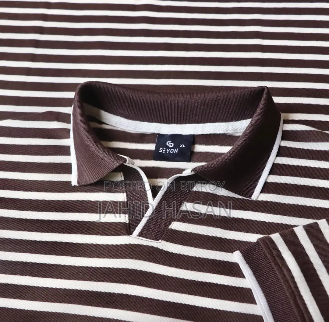 Premium Old Money Stripe Polo