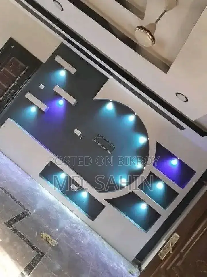 Gypsum interior design for any space
