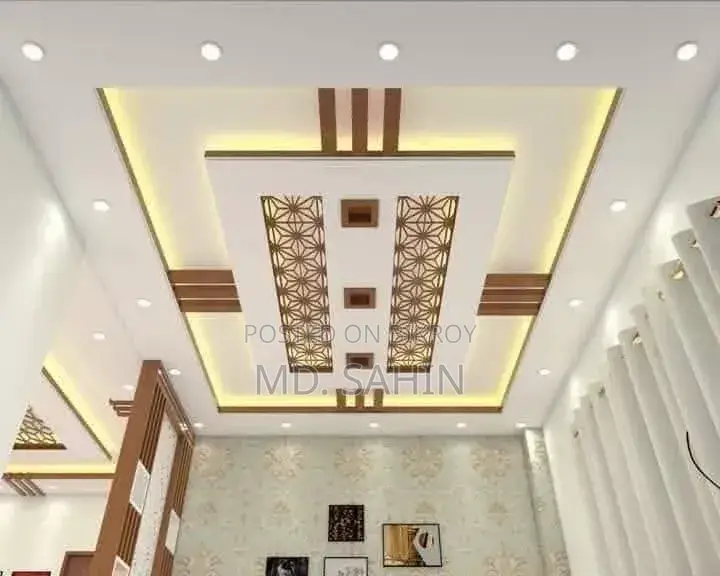 Gypsum interior design for any space
