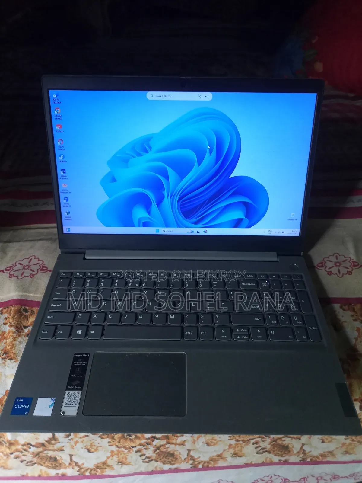 Laptop Lenovo Ideapad 3 8GB Intel Core I5 HDD 500GB