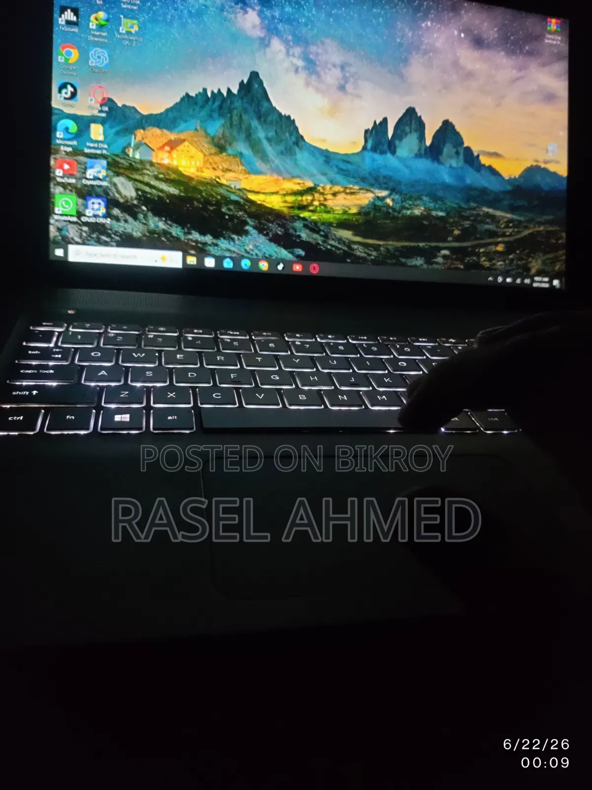 Laptop HP Envy 15 8GB Intel Core I7 HDD+SSD 640GB