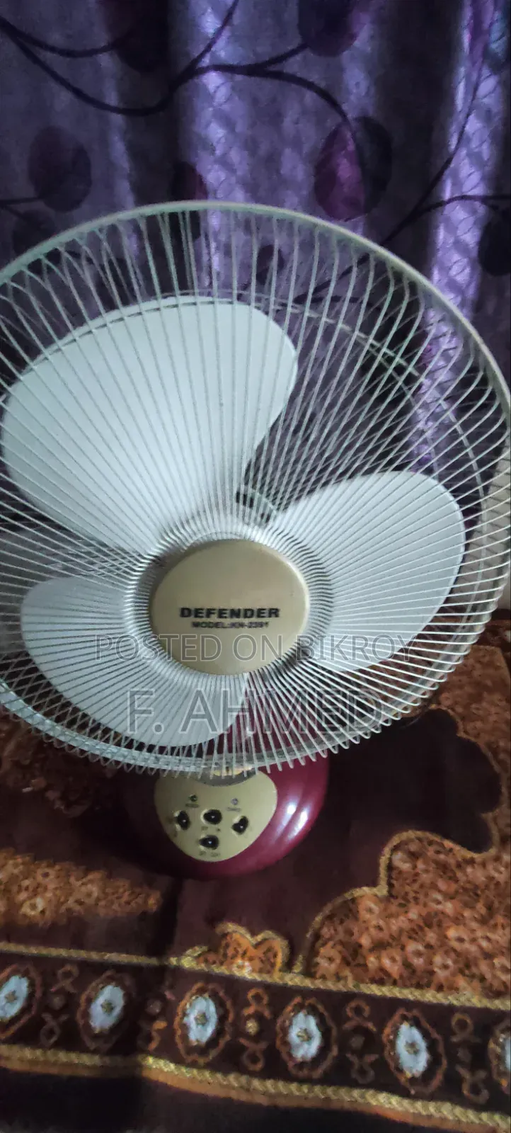 Defender Rechargeable Fan