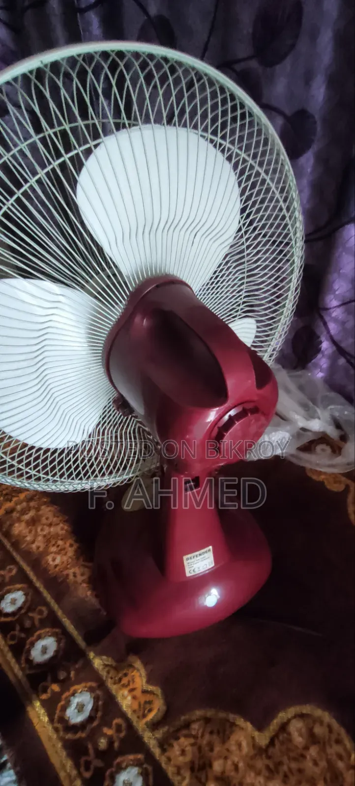 Defender Rechargeable Fan