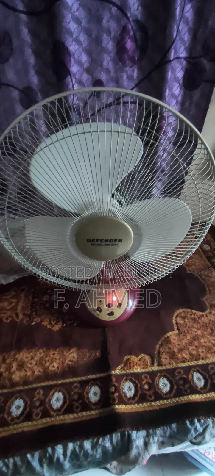 Defender Rechargeable Fan